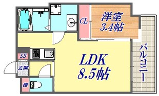 SDグランツ神戸水木通の物件間取画像